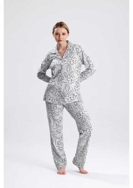 Pamuklu Pijama Takımı 5008