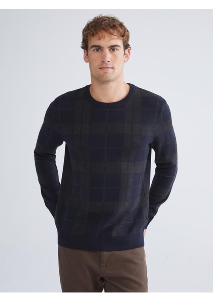 Yeni Sezon Bisiklet Yaka Uzun Kollu Ekose Erkek Triko Kazak fiyatları