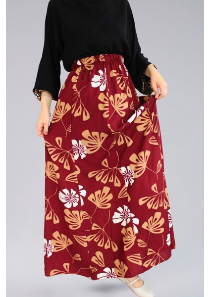 8 Parçalı Standart Beden Viskon Kumaş Kadın Uzun Etek- Namaz Eteği/ Günlük Kullanıma Uygun modelleri