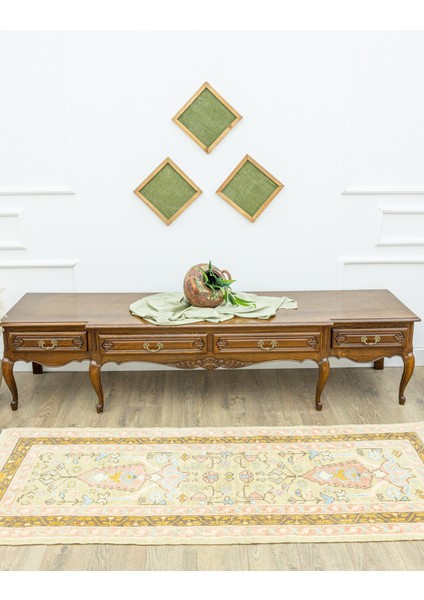 Gizay Renkli El Dokuma Yün Uşak Yolluk 81 x 220 cm fiyatları