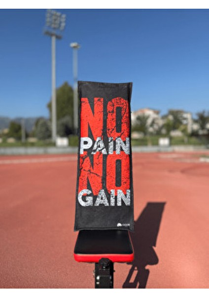 Pamuklu Yeni Nesil Fitness Spor Havlusu-Dijital Baskılı-Hızlı Kuruyan Mikrofiber| No Pain No Gain