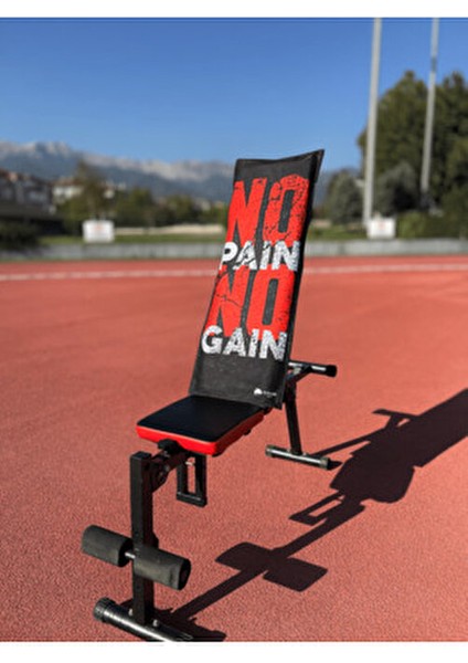 Pamuklu Yeni Nesil Fitness Spor Havlusu-Dijital Baskılı-Hızlı Kuruyan Mikrofiber| No Pain No Gain fiyatları