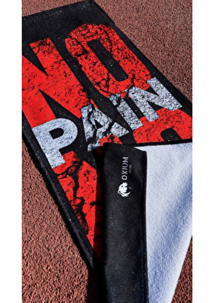 Pamuklu Yeni Nesil Fitness Spor Havlusu-Dijital Baskılı-Hızlı Kuruyan Mikrofiber| No Pain No Gain modelleri
