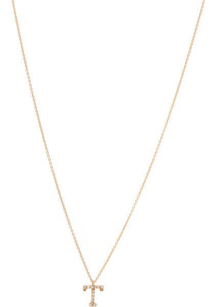 Pırlanta Detaylı Kadın Altın Kolye