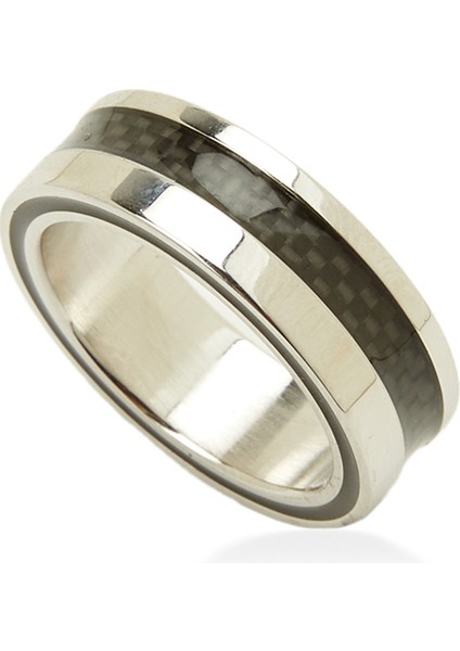 Siyah Silver Erkek Gümüş Yüzük