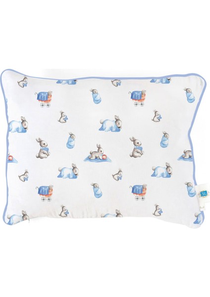 %100 Bébé Lapin Müslin Bebek Yastığı 45X35 cm
