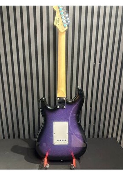 Strat Kasa Mor Elektro Gitar Yüksek Kalite Malzeme ile Uzun Ömürlü Kullanım fiyatları