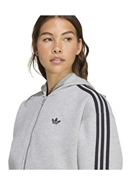 Originals JY2620 Adicolor 3-Stripes Spacer Full-Zip Kapüşonlu Üst indirimleri