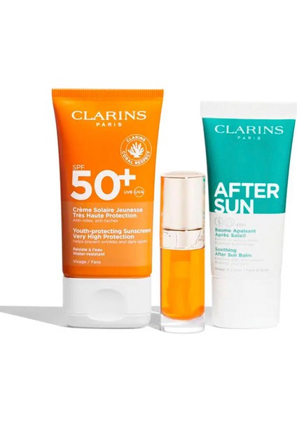 Nemlendirici Güneş Kremi 50 ml + Lip Comfort Oil 01 + After Sun Yatıştırıcı Balsam 30 ml Güneş Kremi Seti modelleri