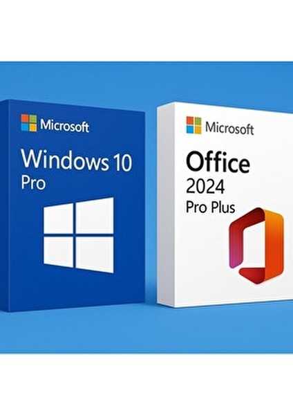 Windows 10 Pro + Office 2024 Pro Plus Dijital Lisans Anahtarları