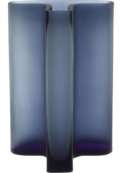 Indigo Blue Büyük Boy Cam Vazo