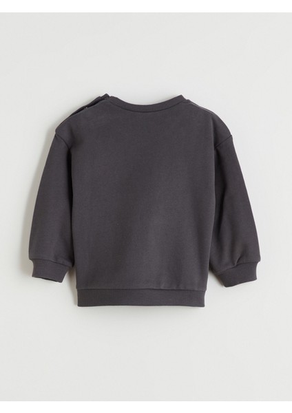 Yeni Sezon Bisiklet Yaka Erkek Bebek Sweatshirt ve Eşofman Alt 2'li indirimleri