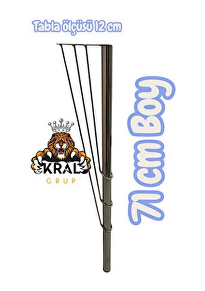 Metal Telli Masa, Dresuar Ayağı, 71*12*12 cm Iki Adet Gönderim Sağlanır