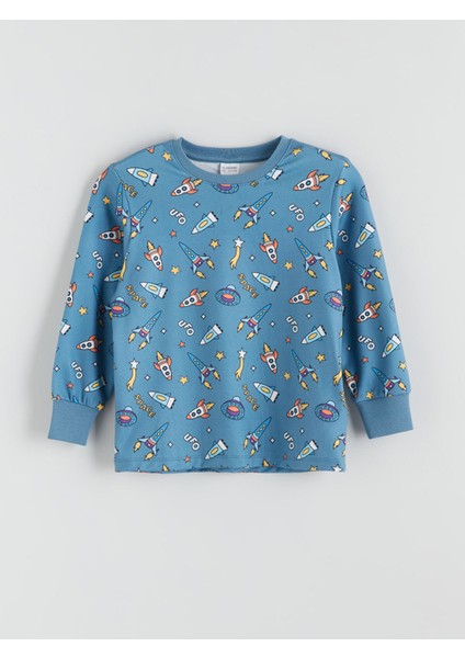 Yeni Sezon Bisiklet Yaka Erkek Çocuk Pijama Takımı fiyatları