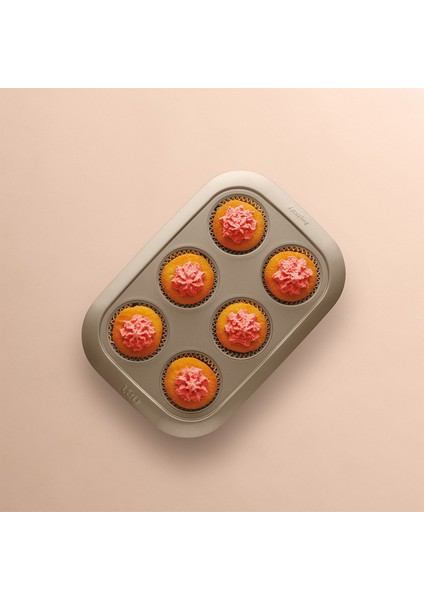 Leo Balance 6'lı Çelik Muffin Kalıbı modelleri
