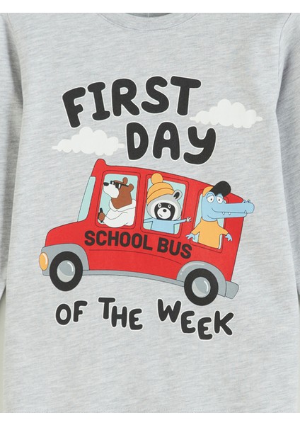 Yeni Sezon Baskılı Erkek Çocuk Pijama Takımı modelleri