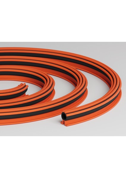 Korslıde-Cam Balkon Fitili-Toz/ses/ısı ve Su Için Kıl Fitil Alternatifi-5 Metre Uzunluk-5 mm