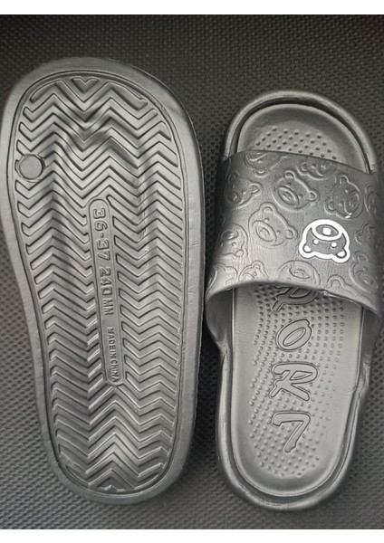 Sevimli Karikatür Ayı Desenli Terlikler, Rahat Yumuşak Tabanlı Yastık Terlikler, Rahat Ev Terlikleri fiyatları