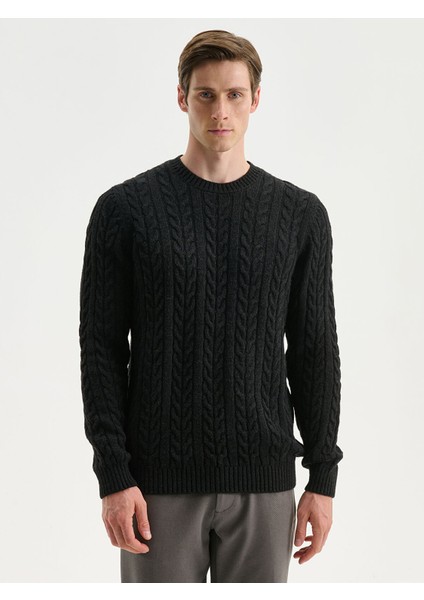 Yeni Sezon Bisiklet Yaka Erkek Triko Kazak