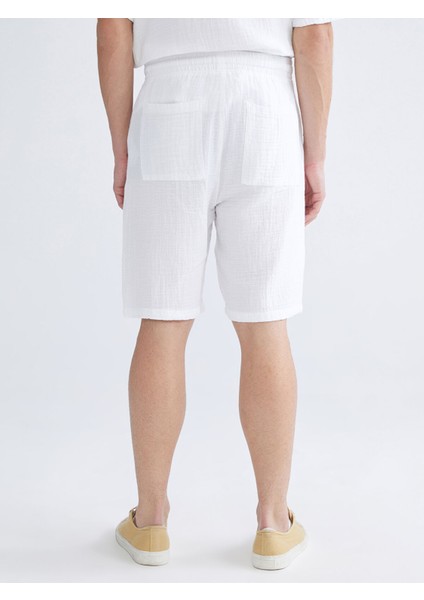 Yeni Sezon Rahat Kalıp Müslin Erkek Şort fırsatları