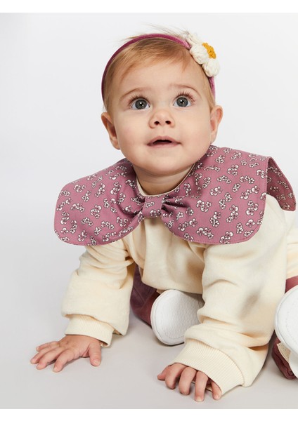 Yeni Sezon Bisiklet Yaka Kız Bebek Sweatshirt ve Tayt 2'li modelleri