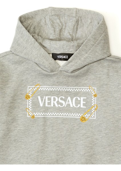 Gri Kapüşonlu Çocuk Sweatshirt modelleri