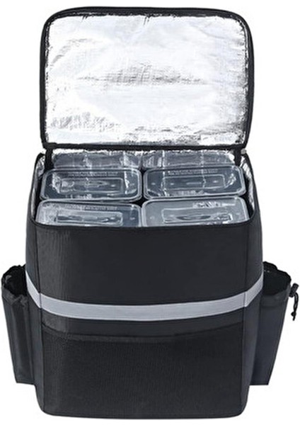 Profesyonel Kamp Için Soğutucu Termal Sırt Çantası - Reflektörlü Yemek Taşıma Sırt Çantası modelleri