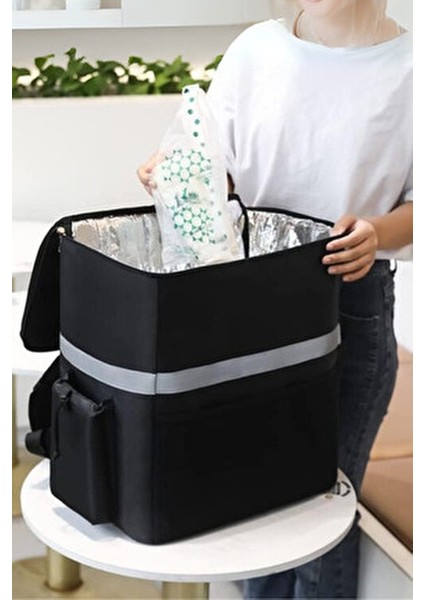 Profesyonel Kamp Için Soğutucu Termal Sırt Çantası - Reflektörlü Yemek Taşıma Sırt Çantası fırsatları