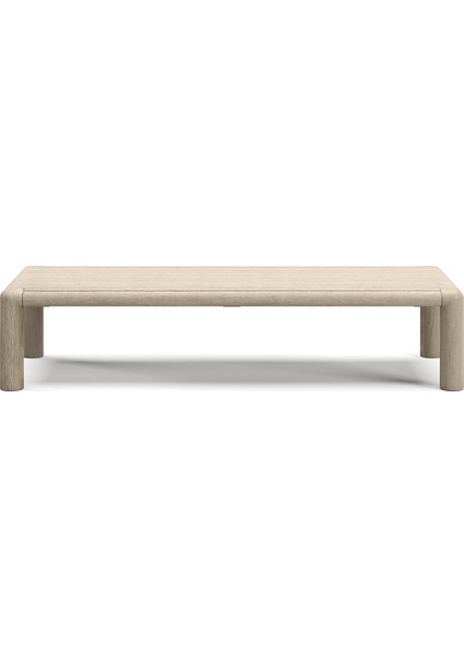 Teak Açık Gri Sehpa