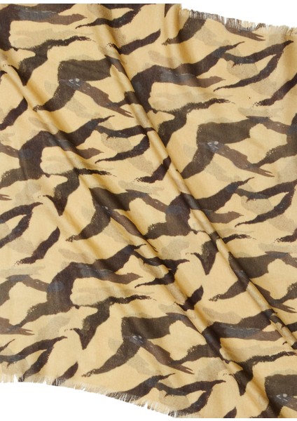 Bej Siyah Kadın Fular modelleri