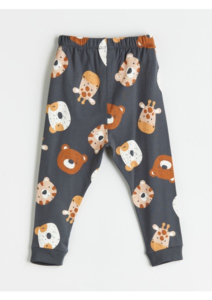 Yeni Sezon Hayvan Baskılı Erkek Bebek Pijama Takımı indirimleri