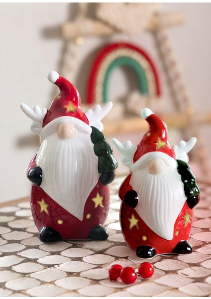 Dekoratif Yılbaşı Süsü LED Işıklı Cüce 8X7X13 cm fırsatları