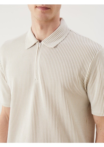 Yeni Sezon Polo Yaka Çizgili Erkek Tişört modelleri