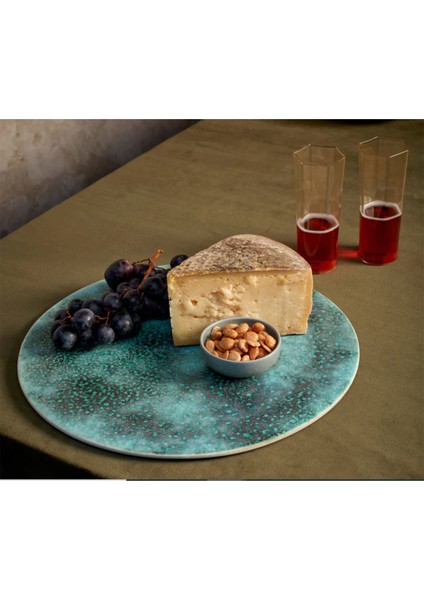 Terra Deniz Köpüğü Mavisi Yuvarlak Peynir Servisi modelleri