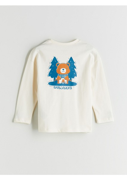 Yeni Sezon Bisiklet Yaka Baskılı Erkek Çocuk Tişört fırsatları