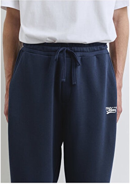 Mavi Baskılı Lacivert Eşofman Altı 0010512-70497