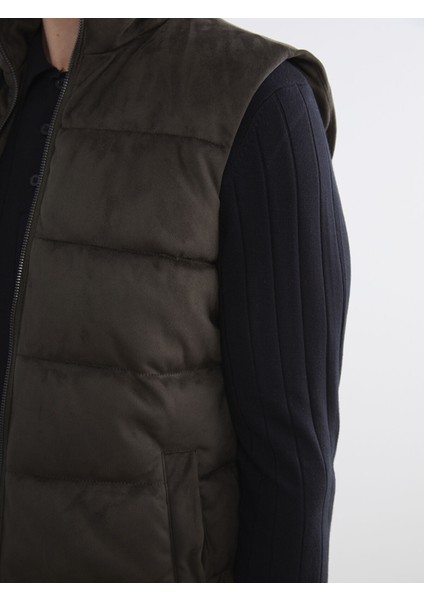 Yeni Sezon Standart Kalıp Dik Yaka Erkek Şişme Yelek modelleri