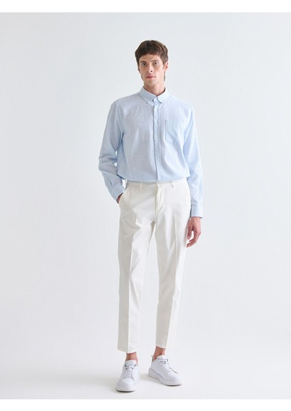 Yeni Sezon Standart Kalıp Gabardin Erkek Pantolon