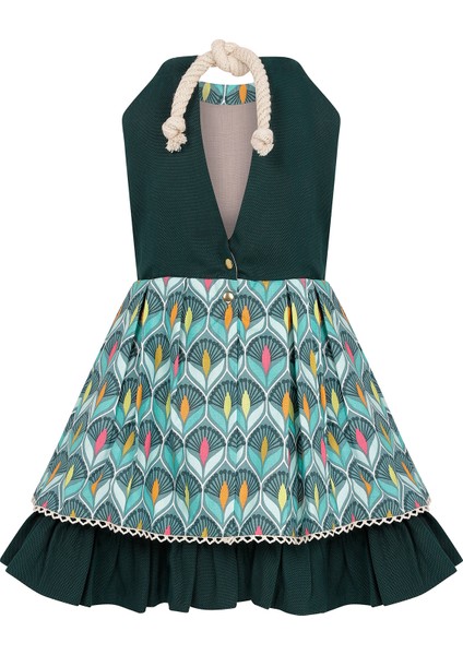 Sunfan Yeşil Kız Çocuk Elbise fiyatları