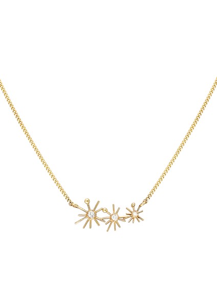 Buenos Dias Micro Triple Sun Kadın Altın Kolye fiyatları