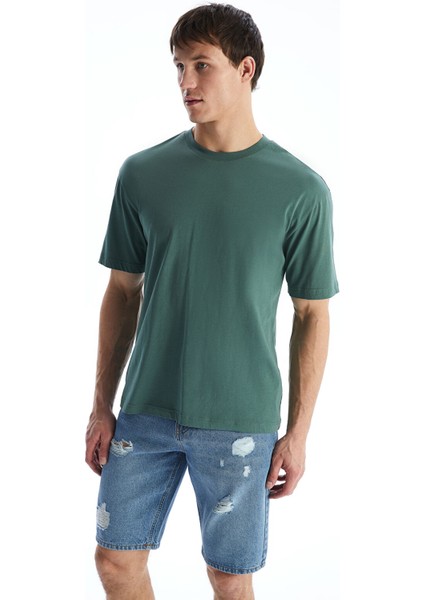 Yeni Sezon Standart Kalıp Erkek Jean Şort