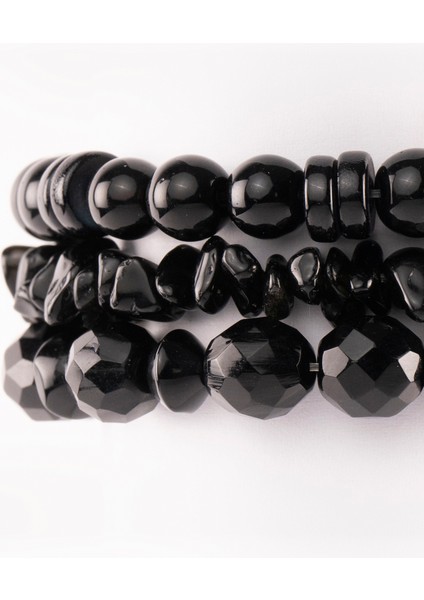 Back To Black Doğal Taş Kadın Bileklik modelleri