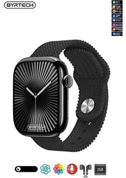 HK11 Pro Max Aı Akıllı Saat – Geniş Hafıza, Bluetooth Kulaklık Desteği, Amoled Ekran, Kablosuz Şarj