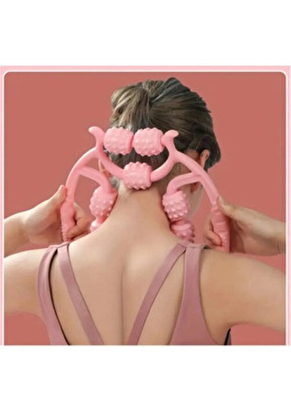 9 Tekerli Kas Gevşetici Sıkılaştırıcı Masaj Aleti Ayarlanabilir Lenf Drenaj Rulosu Bacak Kol Selülit fiyatları