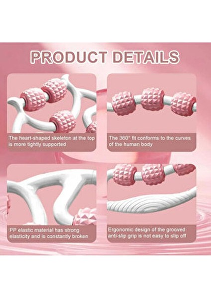 9 Tekerli Kas Gevşetici Sıkılaştırıcı Masaj Aleti Ayarlanabilir Lenf Drenaj Rulosu Bacak Kol Selülit indirimleri