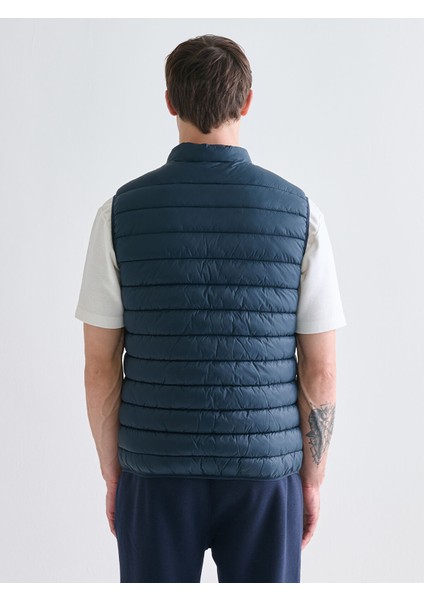 Yeni Sezon Standart Kalıp Dik Yaka Erkek Şişme Yelek fırsatları