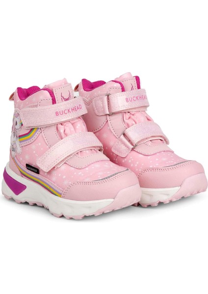 Unicornie BUCK3033-BH009 Işıklı Su Geçirmez Çocuk Botu - Pembe modelleri