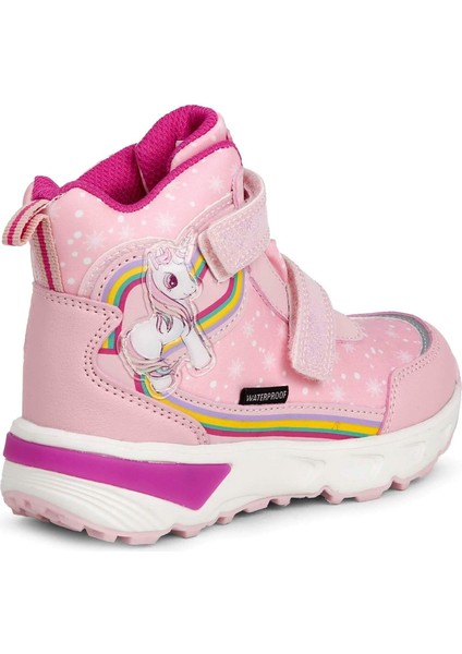 Unicornie BUCK3033-BH009 Işıklı Su Geçirmez Çocuk Botu - Pembe indirimleri