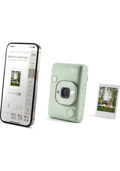 Instax Mini Liplay Matcha Green Fotoğraf Makinesi