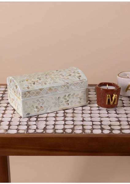 Sedef Seramik Dikdörtgen Dekoratif Kutu 25 x 15 cm fiyatları